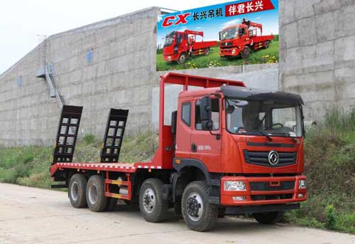 東風T7前四后八平板運輸車