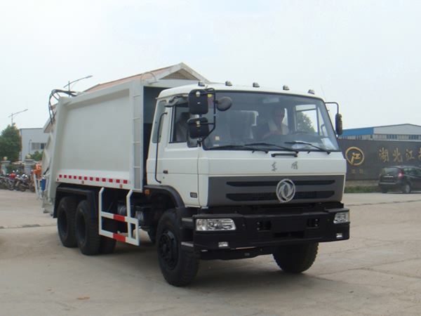 東風后雙橋壓縮式垃圾車